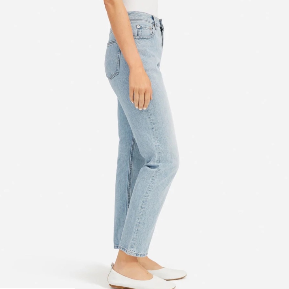 Everlane Women's the 90’s Cheeky Jeans in Light Blue, straight leg, size 25